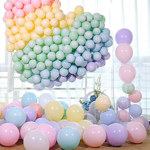 100 Piezas Verde Globos Pastel 10 Pulgadas Macaron Latex Balloon Verde Claro Globos de Helio Globos de Fiesta para Decoraciones de Cumpleaños Bodas Fiestas Aniversario Baby Shower