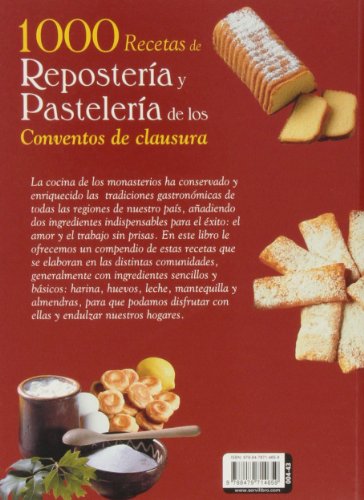 1000 recetas de reposteria y pasteleria de los conventos