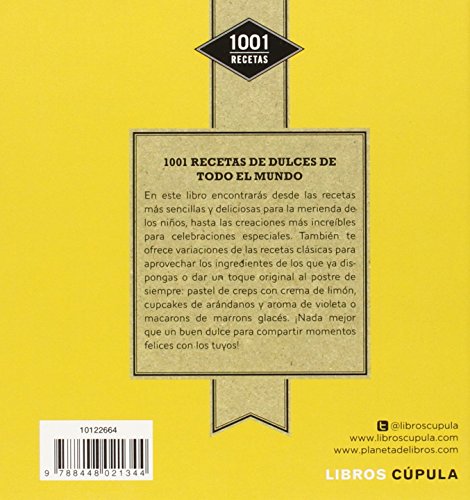 1001 recetas de deliciosa repostería (Cocina)