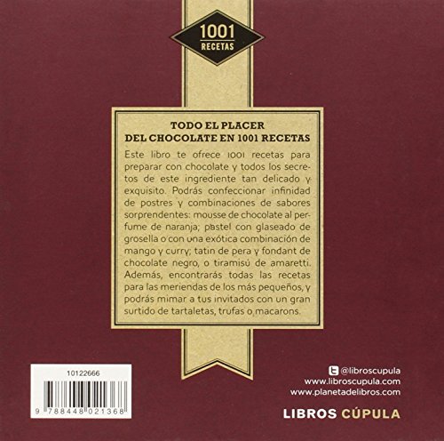 1001 recetas deliciosas de chocolate (Cocina)