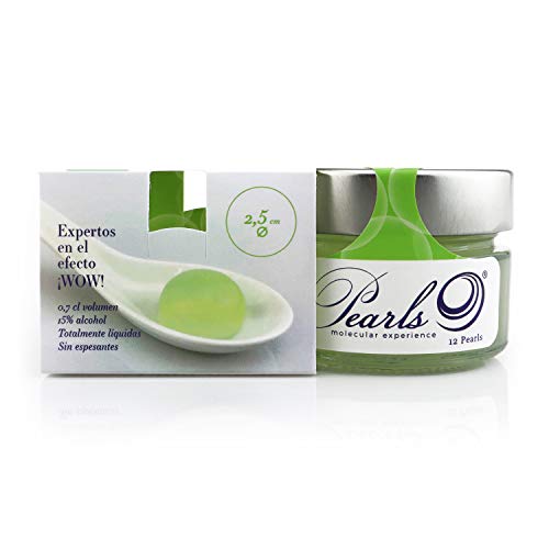 12 Pearls Mojito - Esferificaciones Premium listas para consumir (12 unidades). La vanguardia de la Gastronomía Gourmet en su mesa, la Coctelería Molecular. Productos Gourmet 2.0.