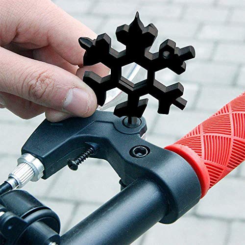 17planet 19-in-1 destornillador multifunción copo de nieve, wrench Tool herramienta multifunción EDC Multifuncional con Caja de regalo