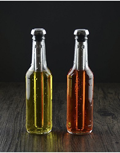 2 pcs acero inoxidable instantáneo cerveza enfriador de bebidas enfriador de refrigeración de incienso para rápido enfriamiento y mantener cerveza bebida fría