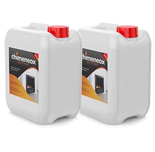 2 x 5L Bioetanol 96% para chimeneas de Chimeneox