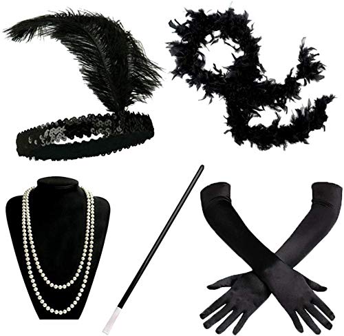 2021Halloween la decoración del partido Accesorios aleta de la aleta del traje de la venda pendientes del collar del sostenedor de cigarrillo Guantes de Halloween Cosplay del partido de puntal for muc