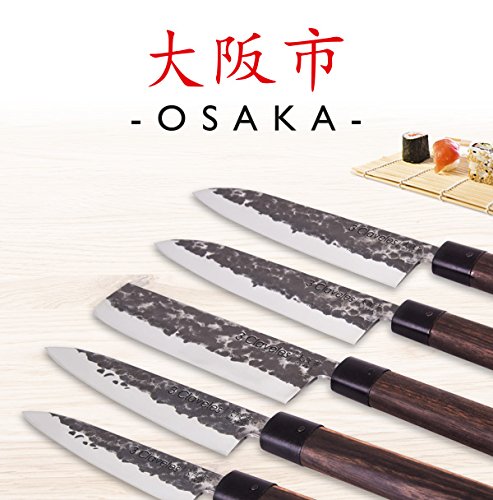 3 Claveles OSAKA - Cuchillo Japonés Usuba 18 cm