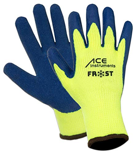 3 pares de ACE Frost – Guantes Térmicos de Trabajo - Protección Contra Frío – Perfecto en Invierno - Buen Agarre, Talla 9 - M