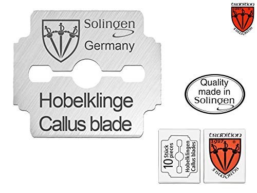 3 Swords Germany - 80 hojas de recambio para cortacallos, podología - Made in Solingen Germany (7490)