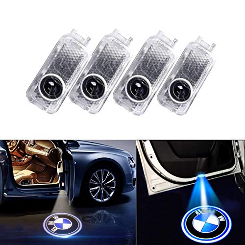 4 PCS Luz de Puerta de Coche 3D Logo Proyector Láser LED Luces Kit