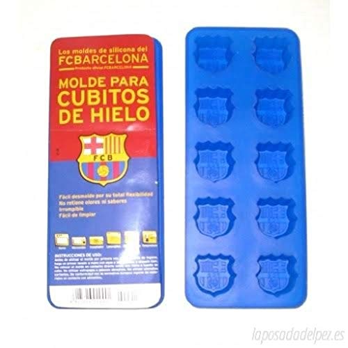 459|MOLDE SILICONA ANTIDESLIZANTE ANTIADHERENTE FCB FC BARCELONA TARTA HIELO