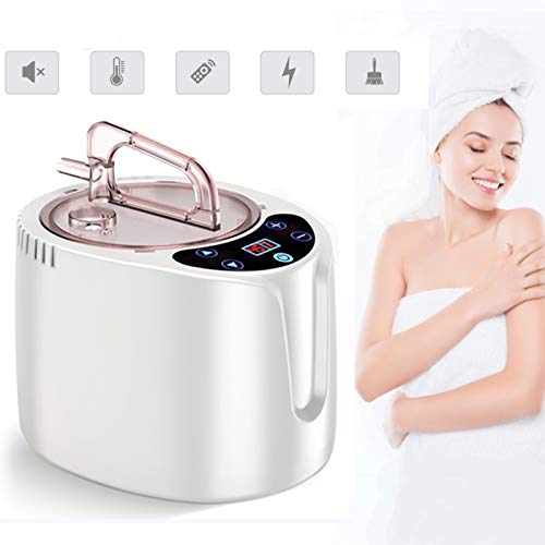 4YANG Generador de Vapor Para Sauna Con Control Remoto Inalámbrico 2L Gran Capacidad Home Sauna Vaporera 1000W Para Spa Facial, Terapia Corporal (TYPE1)