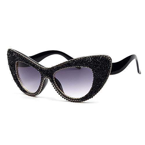 A-Gavvzqgafas De Sol Hechas A Mano De La Tendencia Del Diamante De La Decoración De La Piedra Machacada Brillante Del Ojo De Gato, 1