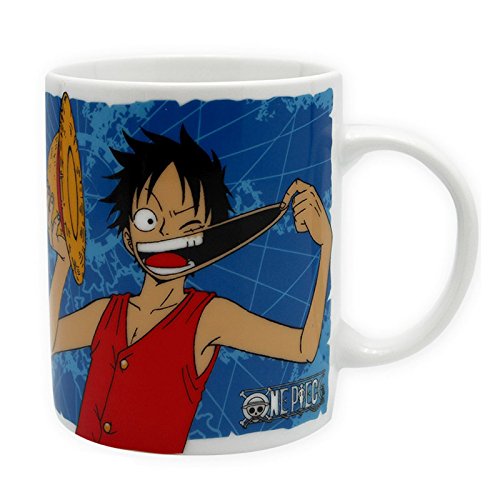 ABYstyle - ONE PIECE - Taza - 320 ml - Rufy y Emblema