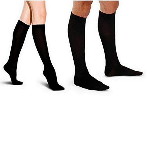 acc calcetines de compresión para pierna, calcetines de apoyo graduado para hombres y mujeres (S-XL)