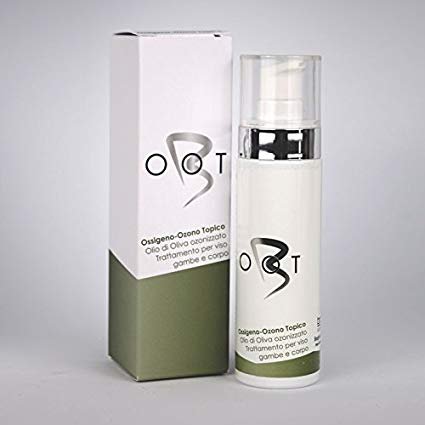 Aceite de oliva ozonizado con fragancia de jengibre (50 ml) - OOT Oxygen, Topical Ozone. Tratamiento para cara, piernas y cuerpo. Ozonated Olive Oil - Ozonized Olive Oil