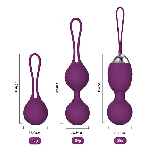 ACVIOO® Bolas Chinas Suelo Pelvico de la Salud Masajeador Kegel Ejercitador Kegel Bolas para Mujer