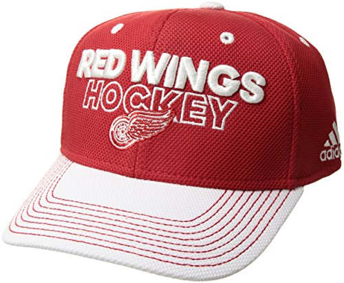 adidas Gorras Detroit Red Wings Locker Room Structured Red Flexfit