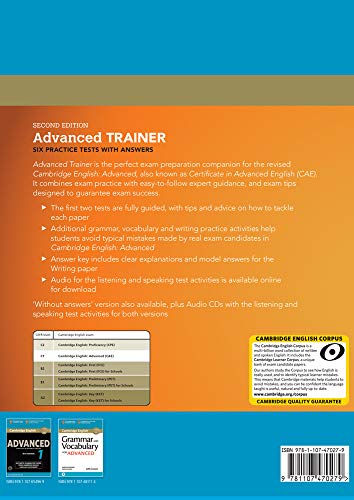 Advanced Trainer. Second Edition. Practice Tests with Answers and Audio.