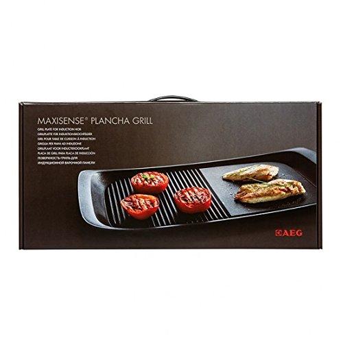 AEG Maxisense - Plancha grill para placas de inducción