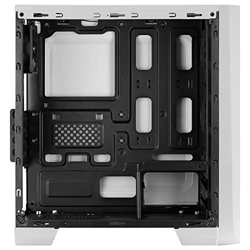 Aerocool Cylon Mini, caja PC Micro ATX blanca, RGB 13, ventana, ventilador 8cm