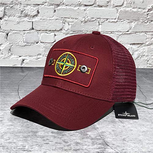 Aibccr Gorra de béisbol clásica Sombrero Bordado con brújula Gorra de Malla de Marca Tide