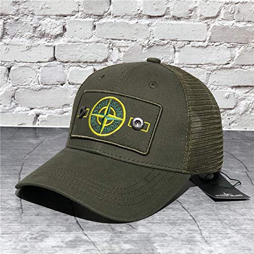 Aibccr Gorra de béisbol clásica Sombrero Bordado con brújula Gorra de Malla de Marca Tide