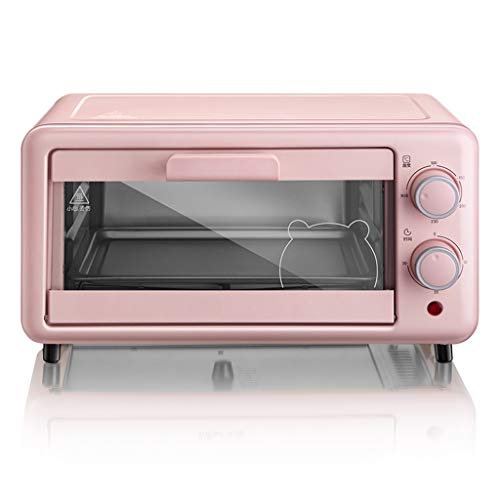 AICN Horno De Convección De 11L Sobremesa 800W Temperatura Ajustable 60-230 ℃ y Temporizador De 30 Minutos Multifunción Horno Doméstico Horno Eléctrico Puerta De Vidrio Templado con Accesorios