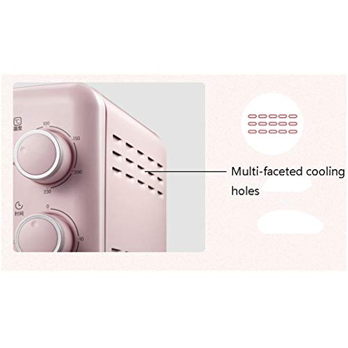 AICN Horno De Convección De 11L Sobremesa 800W Temperatura Ajustable 60-230 ℃ y Temporizador De 30 Minutos Multifunción Horno Doméstico Horno Eléctrico Puerta De Vidrio Templado con Accesorios