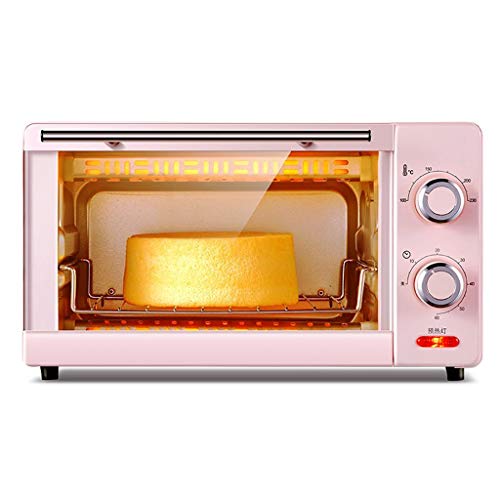 AICN Horno De Convección Doméstico De 1000W 11L Temperatura Controlable 100-230 ℃ y Temporizador De 60 Minutos Caja De Horneado Inteligente para Pan De Pastel Puerta De Vidrio Templado con Accesorios