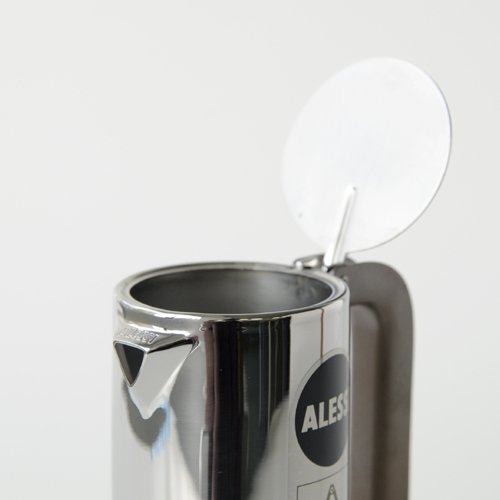 Alessi 9090/3 - Cafetera italiana de acero inoxidable brillo 18/10 con base magnética