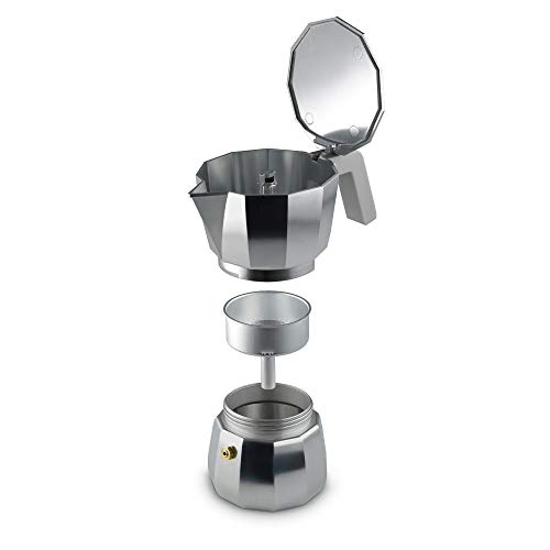 Alessi DC06/3 - Cafetera expreso, aluminio