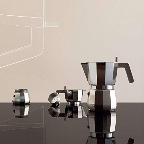 Alessi DC06/6 Cafetera expreso, aluminio