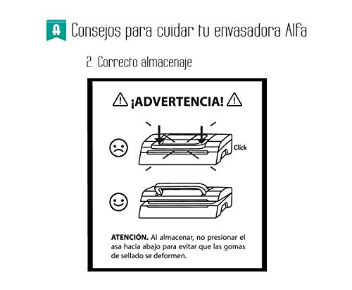 Alfa Force Máquina Envasadora de Altas Prestaciones para Conservación Intensiva, Acero Inoxidable, Plata