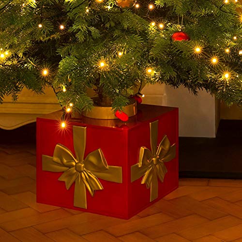 All About - Soporte para árbol de Navidad (5 L), color rojo