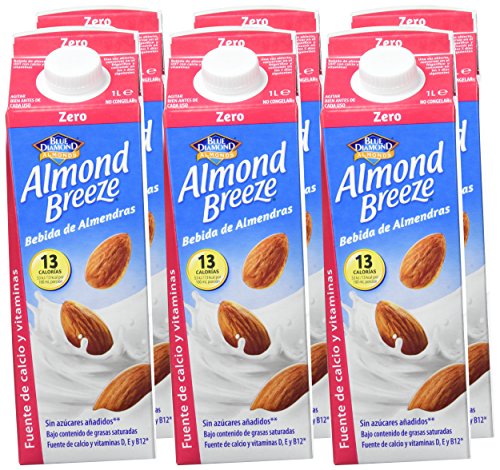 Almond Breeze Bebida de Almendra Zero - Paquete de 6 x 1000 ml - Total: 6000 ml (317)