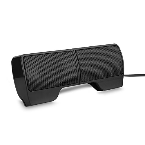 Altavoces estéreo USB Sunsbell, Mini Barras de Sonido portátiles con Clip, para computadoras portátiles/de Escritorio/tabletas