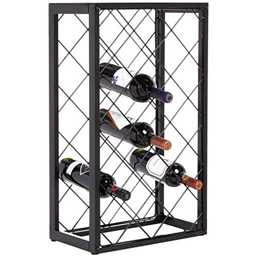 AmazonBasics – Botellero con tablero para 23 botellas de vino