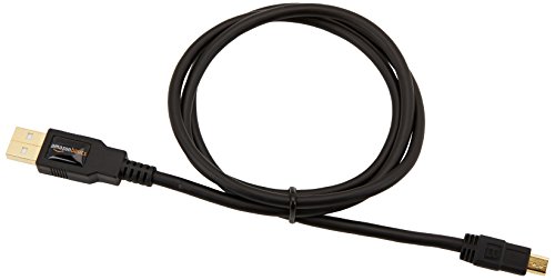 AmazonBasics - Cable USB 2.0 de tipo A a tipo B mini (0,9 m)