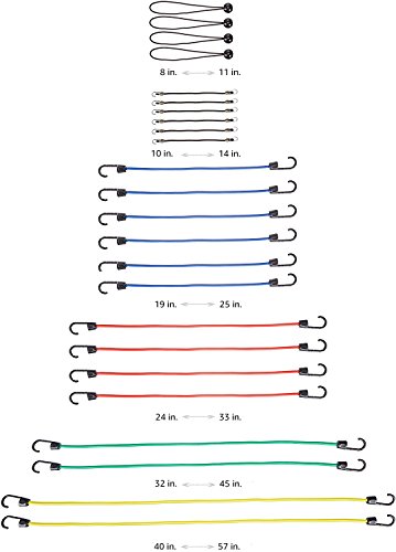 AmazonBasics - Cuerda elástica - Paquete de 24