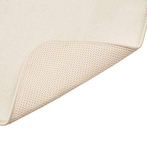 AmazonBasics - Esterilla de secado, 48 x 61 cm, color Beige, 3 unidades