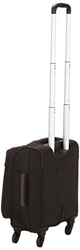 AmazonBasics - Maleta blanda con ruedas giratorias, 47 cm, para equipaje de mano, Negro