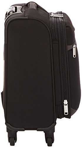 AmazonBasics - Maleta blanda con ruedas giratorias, 47 cm, para equipaje de mano, Negro