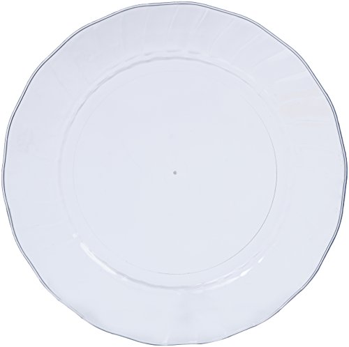 AmazonBasics - Platos de plástico desechables - Pack de 100, 19 cm