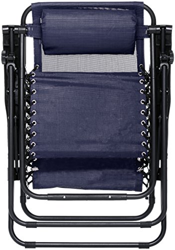 AmazonBasics Silla Gravedad Cero, Azul