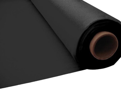 Amscan International - Mantel de Rollo de plástico (30,5 m Aprox.), Color Negro