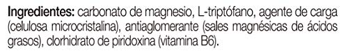 Ana Maria Lajusticia - Triptófano con magnesio + VIT B6 – 60 comprimidos. Reduce la ansiedad, el cansancio y regula el reloj interno. Apto para veganos. Envase para 30 días de tratamiento.