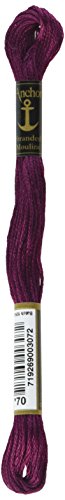 Anchor Six Strand - Hilo Bordado (8,75 Yardas), Color Frambuesa Oscuro 12 por Caja