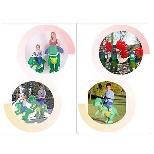 Anself - Disfraz Inflable de Dinosaurio para Fiesta/Halloween/Cospaly/Carnaval