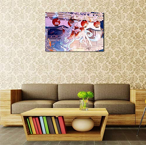 Anzonto - Lienzo decorativo para pared (28 x 50 cm)