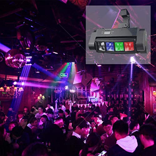 AONCO Cabeza Móvil, 80W LED Luz del Partido la Iluminación del Escenario DMX512 DJ Disco para Bar Fiesta Navideña Halloween